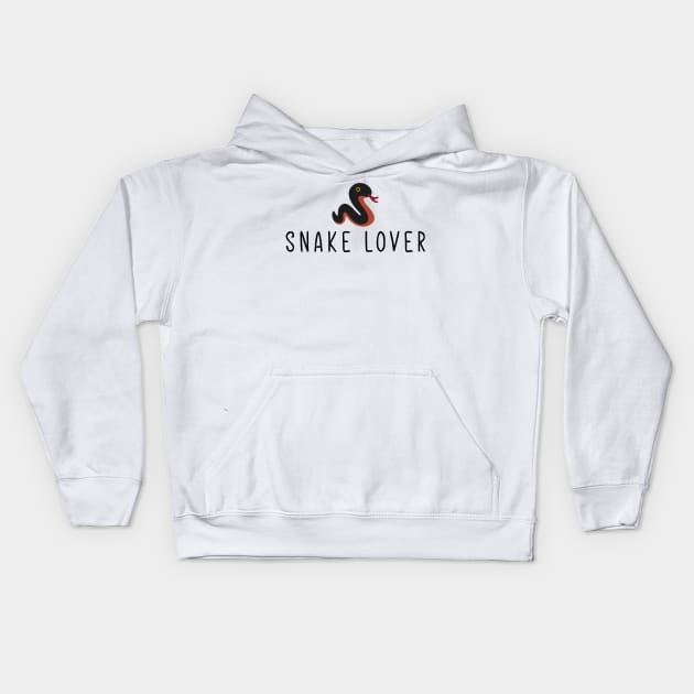 snake lover 2 Kids Hoodie by monoblocpotato